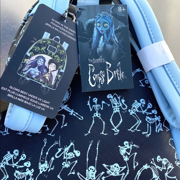 Corpse Bride♠️Glow in the Dark Backpack - Picture 6 of 13